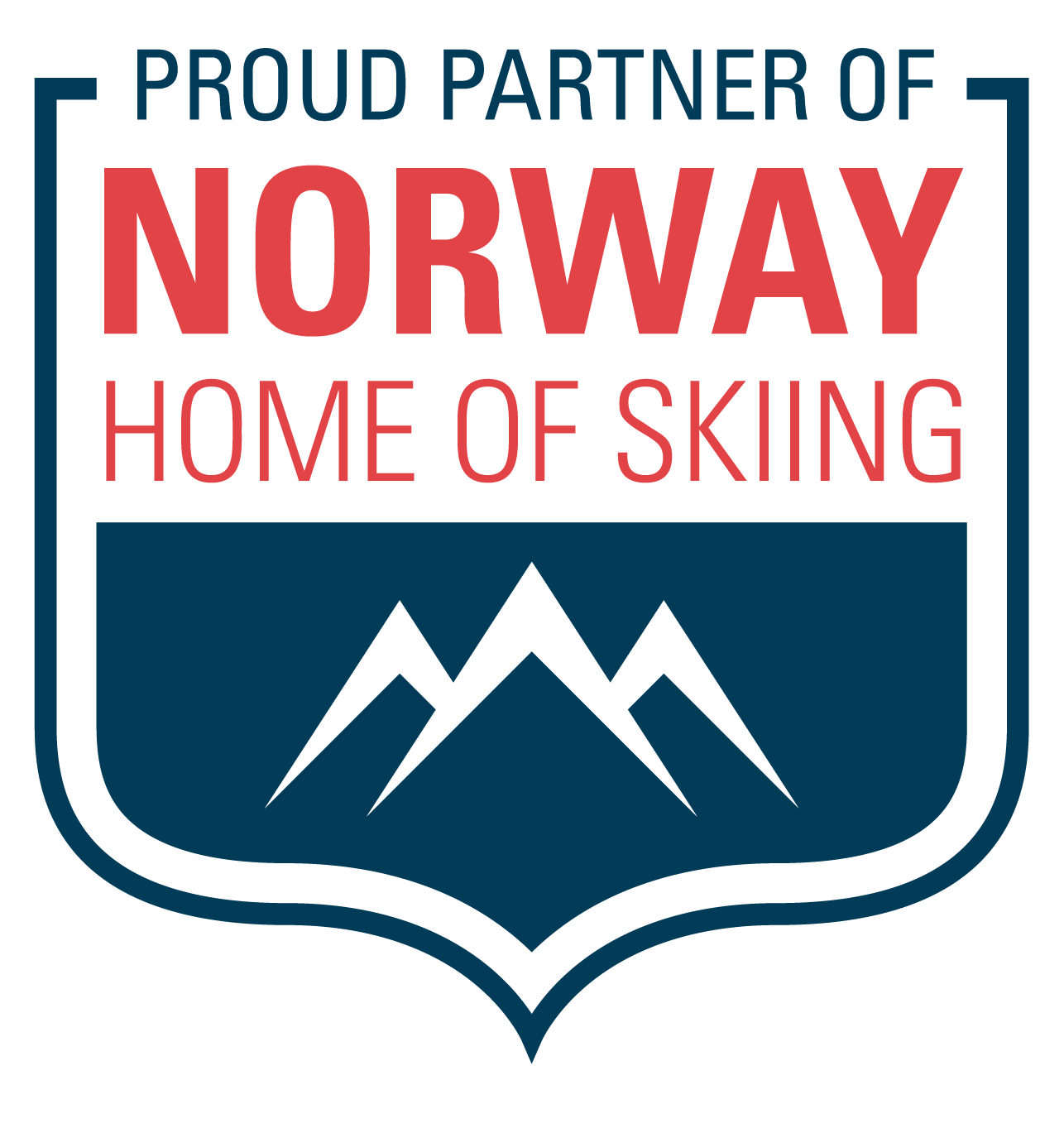 Logo norway home of skiing