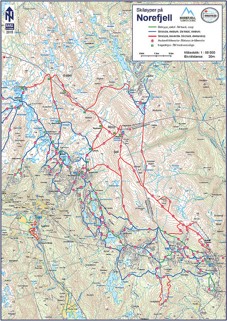 kart norefjell Norefjell Et Langrennseldorado Norefjell kart norefjell